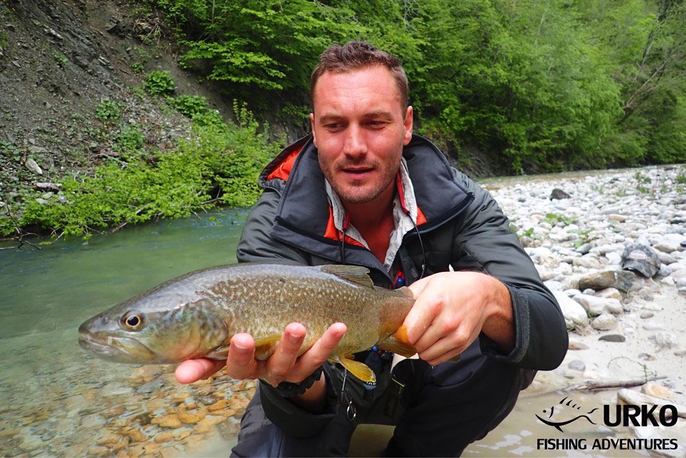 Urko Fishing Adventures Angling Service Fly Fishing Koritnica River Marble Trout Slovenia